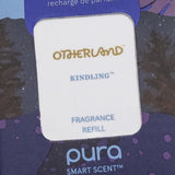 Otherland Kindling fragrance refill on a pura Smart Scent background