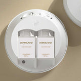 White fragrance refills in a Pura dispenser with 'Otherland' branding on a beige background