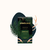 Otherland Fallen Fir fragrance refill packaging with decorative elements on a white background