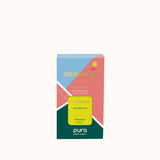 Pura smart scent refill packaging with colorful design on a white background