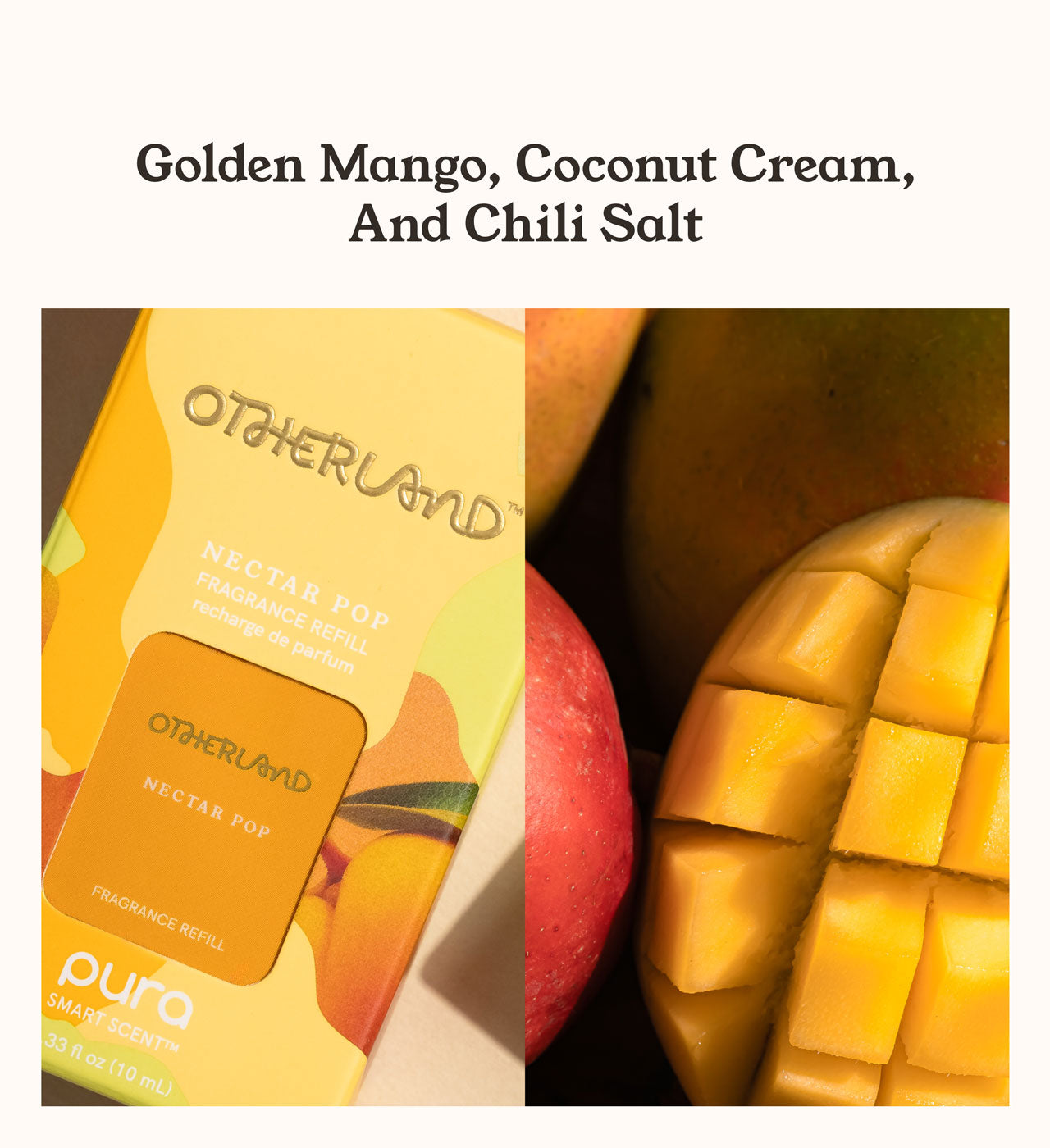 Otherland Nectar Pop fragrance refill with mango, coconut, and chili salt elements. - View 2