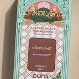 Otherland Reverie Roast fragrance refill packaging on a beige background